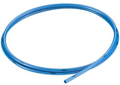 Tubo flexible de Plástico con calibración exterior color Azul Tipo